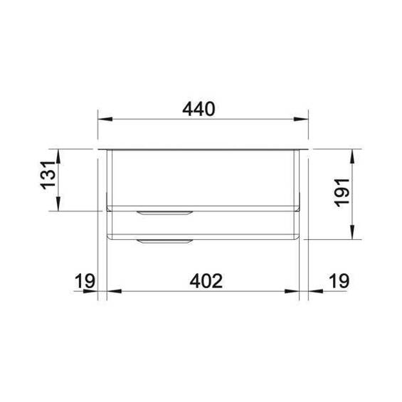 BLANCO CLARON 340/180-U stal polerowana lewa, InFino