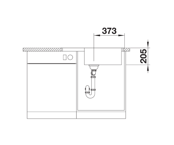 BLANCO LEMIS XL 6S-IF Compact stal szczotkowana, odwracalny, z przelewem, 2 otwory na baterię, z korkiem auto. 525110