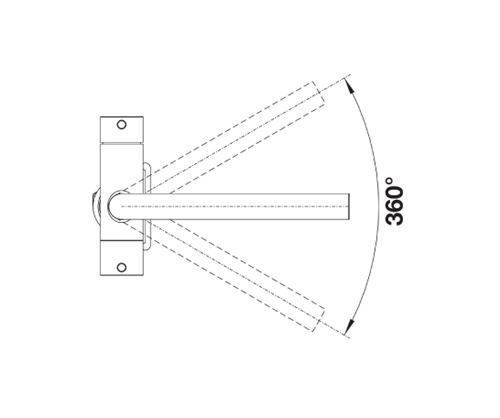 Bateria BLANCO FONTAS II w kolorze stali 523129