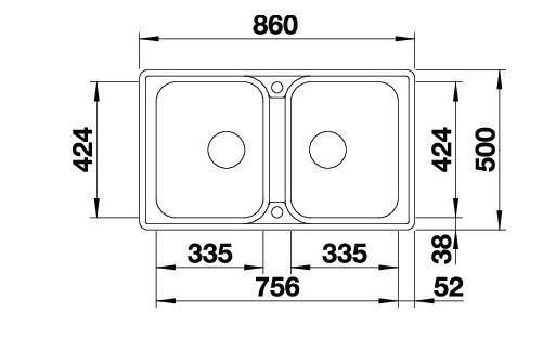 Blanco CLASSIMO 8-IF Stal polerowana odwracalny, korek auto., PushControl, InFino 525331