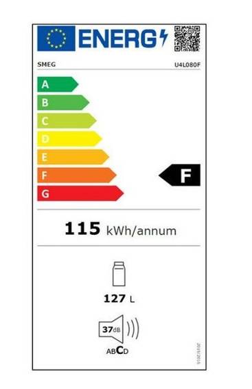 Chłodziarka do zabudowy Smeg U4L080F