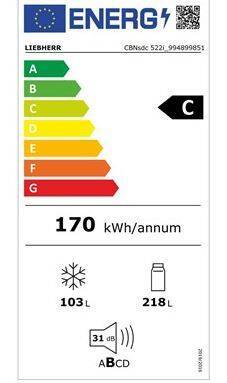 Chłodziarko-zamrażarka Liebherr CBNsdc 522i Plus BioFresh NoFrost 10 lat Gwarancji !!!