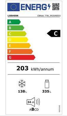 Chłodziarko-zamrażarka Liebherr CBNstc 778i Peak BioFresh NoFrost 10 lat Gwarancji !!!