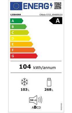 Chłodziarko-zamrażarka Liebherr CNbda 5723 Plus NoFrost 10 lat Gwarancji !!!