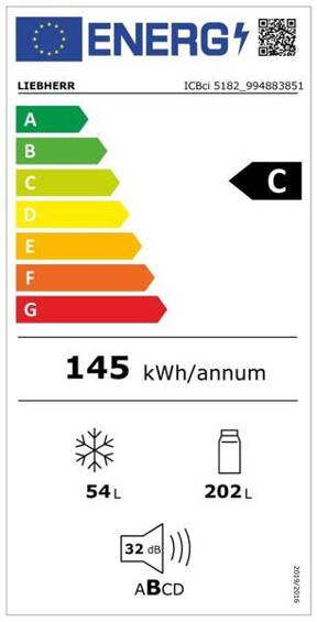 Chłodziarko-zamrażarka Liebherr ICBci 5182 Peak BioFresh