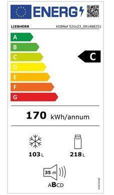 Chłodziarko-zamrażarka Liebherr KGBNsf 52Vc23 10 lat Gwarancji !!!