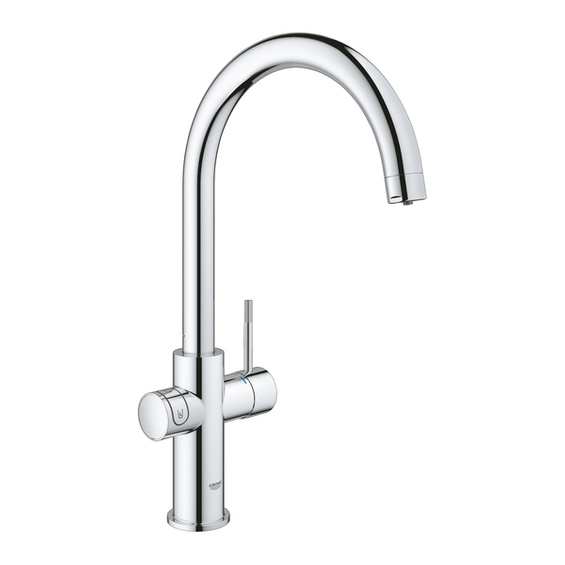 GROHE Blue Home Zestaw startowy z wylewką w kształcie C - chrom nr. 31455001