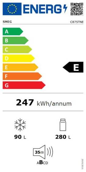 Lodówka do zabudowy Smeg C875TNE