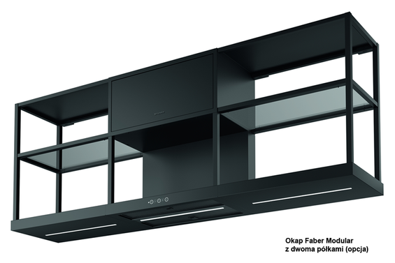 Okap Faber MODULAR F60 BK MATT 335.0706.645 przyścienny