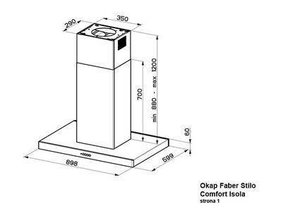 Okap Faber STILO COMFORT ISOLA X 90 325.0618.738