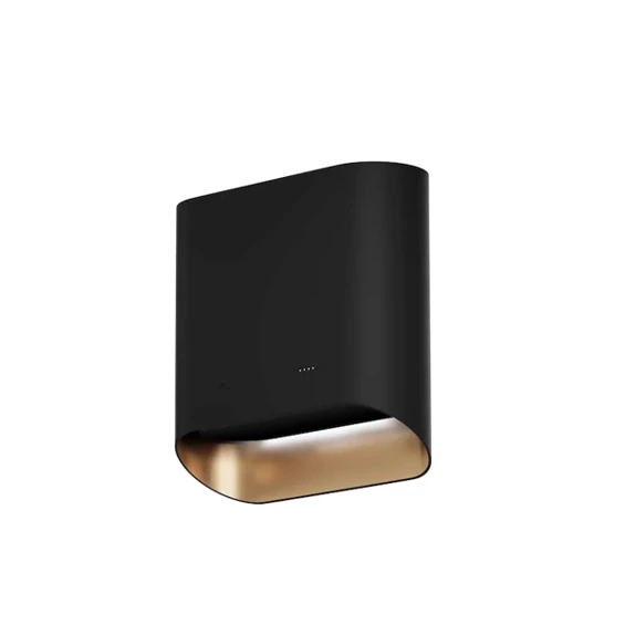 Okap przyścienny Ciarko Design SIMPLE Black/Gold pochłaniacz