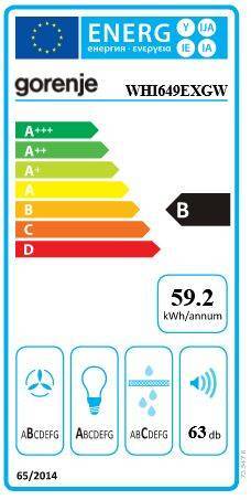 Okap przyścienny Gorenje WHI649EXGW