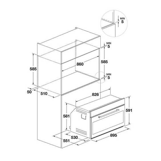 Piekarnik Fulgor Milano FCO 9615 TEM 2F X