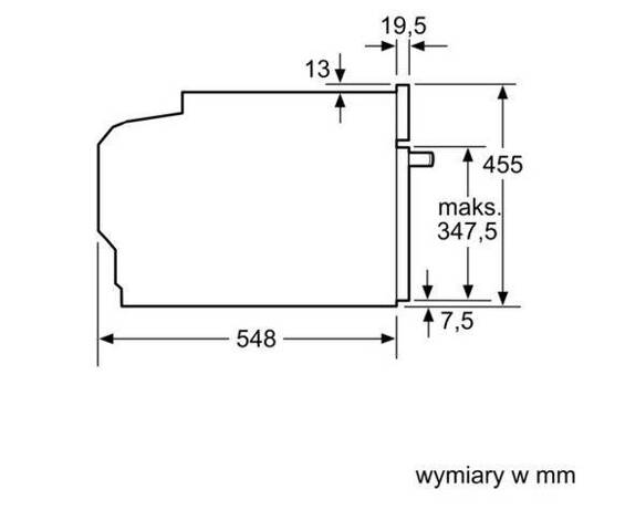 Piekarnik Siemens do zabudowy z funkcją mikrofali CM776GKB1