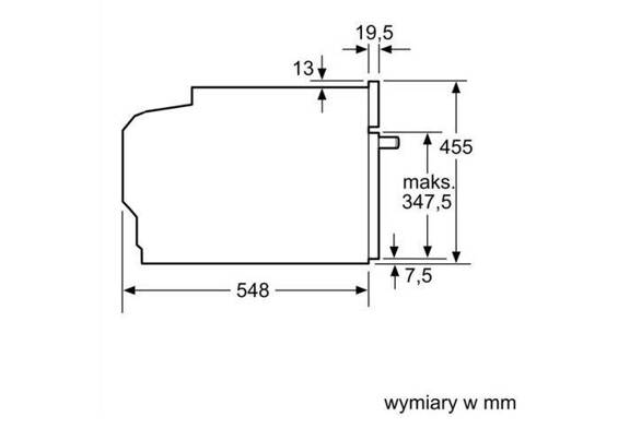 Piekarnik Siemens do zabudowy z mikrofalą CM724G1B1