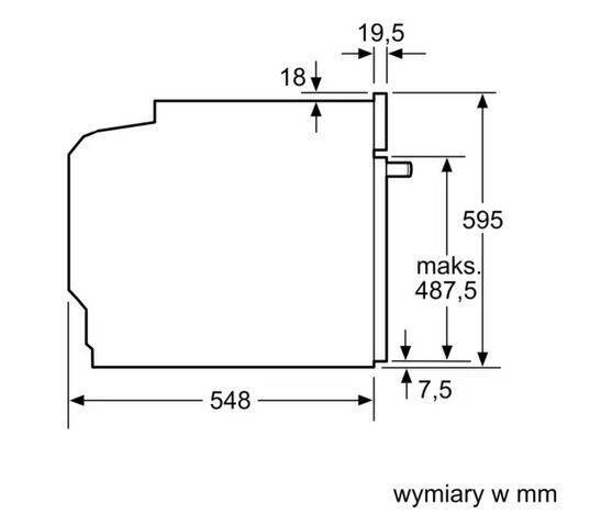 Piekarnik Siemens do zabudowy z mikrofalą HM778GMB1