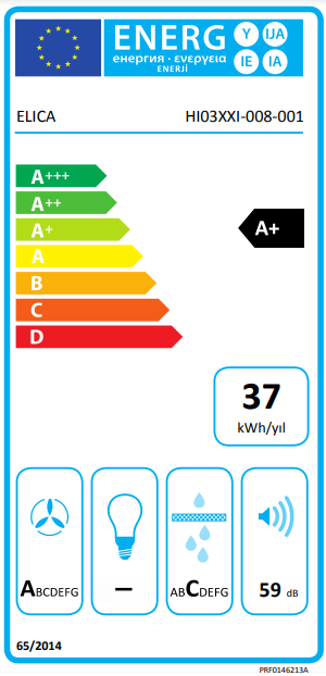 Płyta z okapem Elica NIKOLATESLA SWITCH WH/F/83 biały PRF0146213A (pochłaniacz)