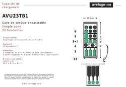 Winiarka Avintage AVU23TB1