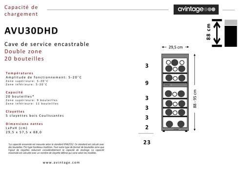 Winiarka Avintage AVU31DHD