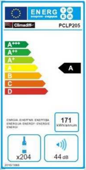 Winiarka Climadiff wolnostojąca PCLP205