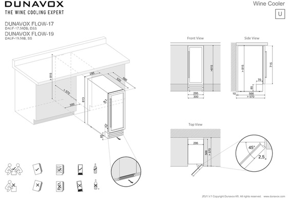 Winiarka Dunavox DAUF-19.58B