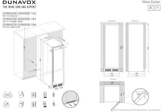 Winiarka Dunavox DX-194.490BK