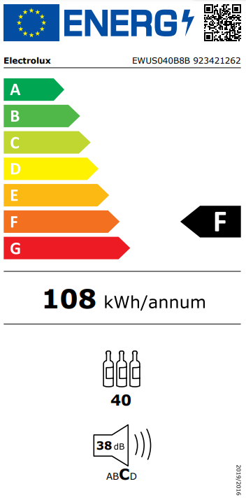 Winiarka Electrolux EWUS040B8B