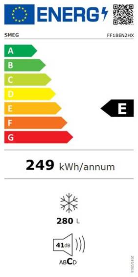 Zamrażarka wolnostojąca Smeg FF18EN2HX