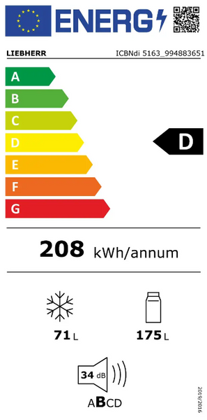 Zestaw chłodziarko-zamrażarek do zabudowy Liebherr SICNdi 5153 + ICBNdi 5163