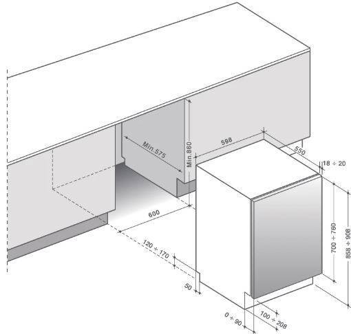 Zmywarka De Dietrich DCJ632DQX